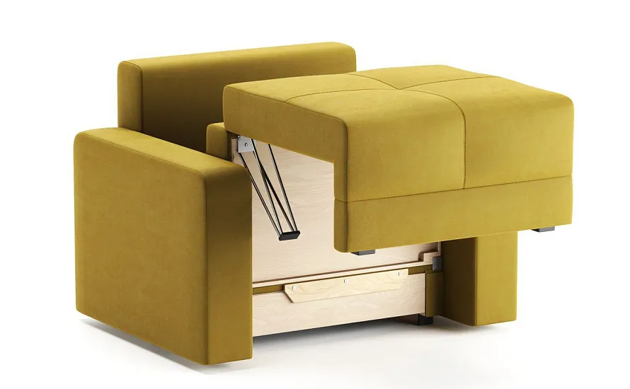 Кресло-кровать Баден Leonardo 09 жёлтый - 5