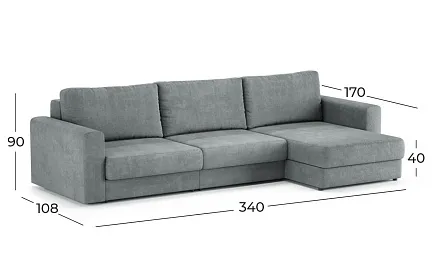 Фото Диван угловой Ларсон 3М - 1